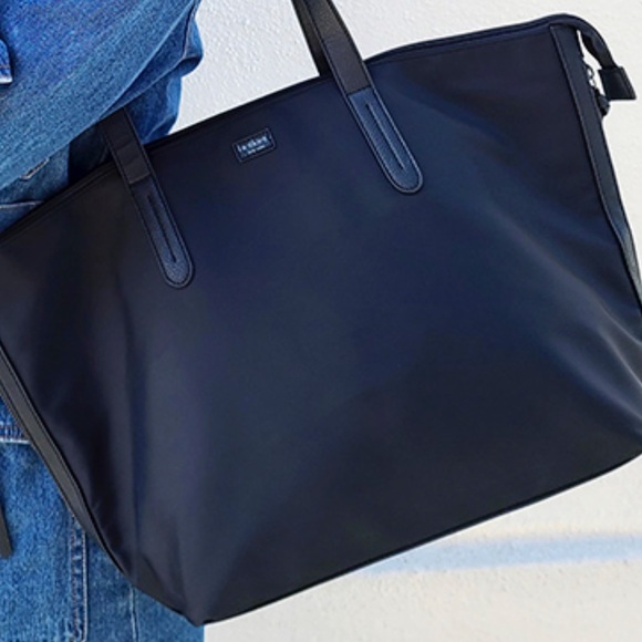 Black Tote Bag Botkier New York Bond Tote Zipper Top NWT - Picture 4 of 4